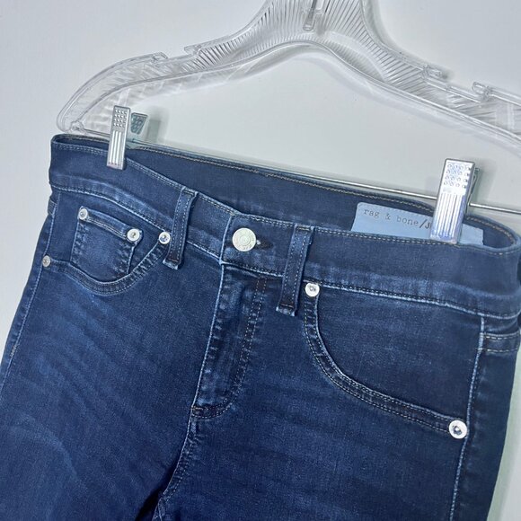Rag & Bone Mid-Rise Skinny Ankle Capri Jeans Sz 29 - Picture 4 of 13